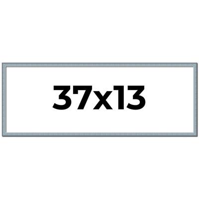 37x13 Frame Rustic Sky Blue Solid Wood Picture Frame | 0.75 Inch