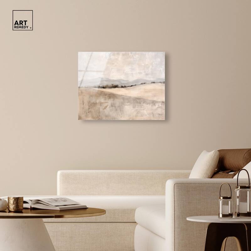 Distant Hills II Acrylic by Art Remedy, Ready to Hang
