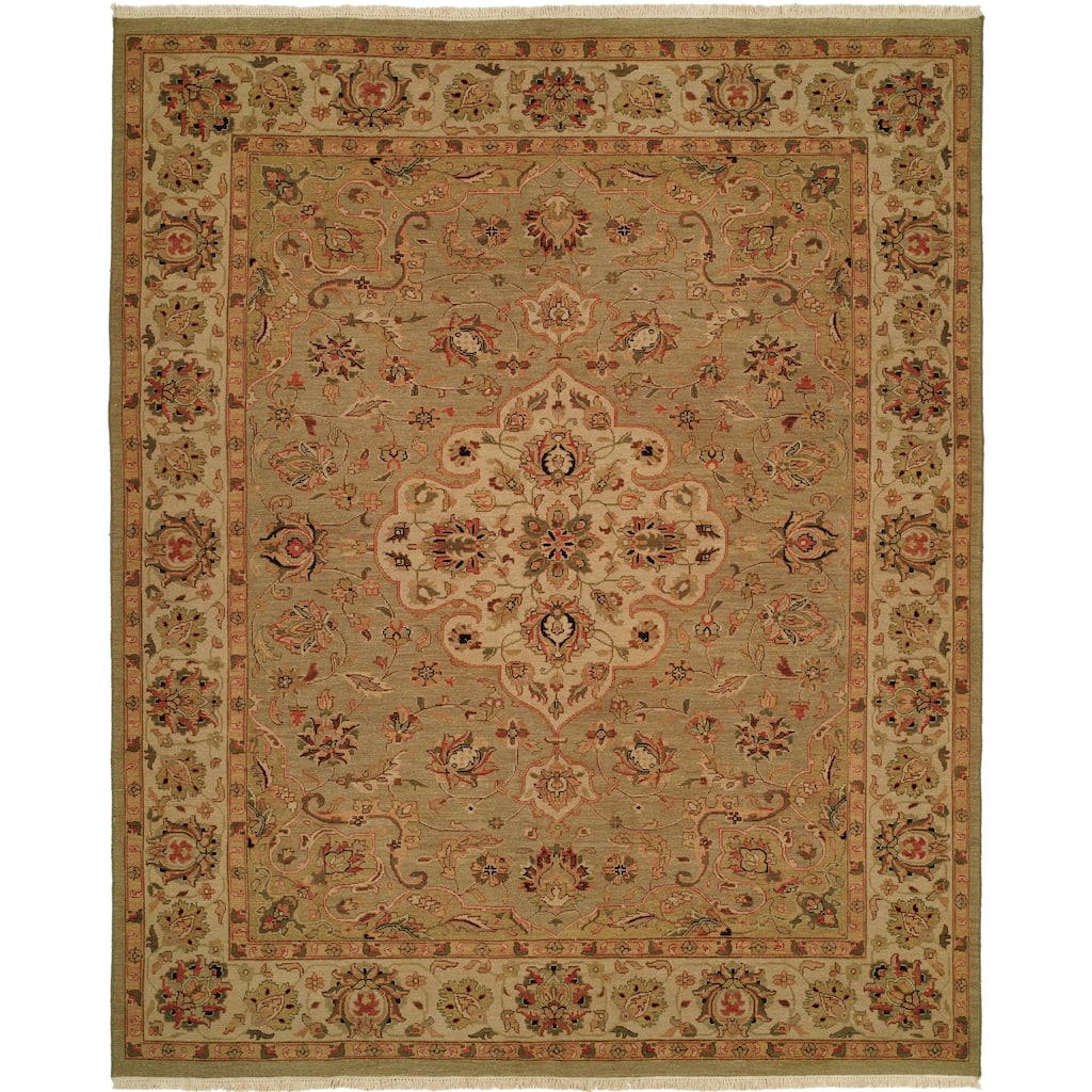 Traditional Gray Flatweave Wool Area Rug - 12' x 18'