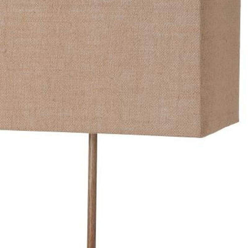 30-Inch Set of 2 Brown Coastal Bird Table Lamps with Linen Shade and Driftwood Base 3-Way Switch - 29.75”H x 11.5”W x 4.75”D