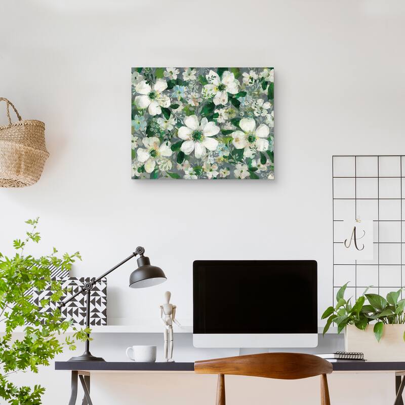 Anemones and Friends by Danhui Nai Canvas Art Print