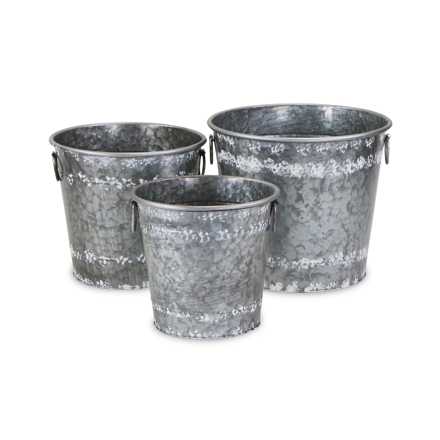 Rustic buckets on sale