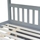 preview thumbnail 2 of 28, Full Over Full Rubber Wood Bunk Bed with Twin Size Trundle