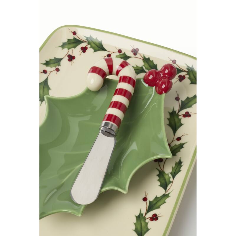 Lenox Holiday 3-Piece Hostess Set with Spreader