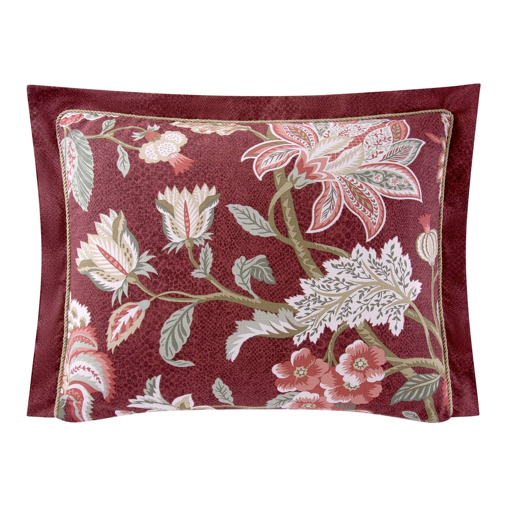Rose Tree Emmaline Floral 4 Piece Reversible Comforter Set Bed Bath