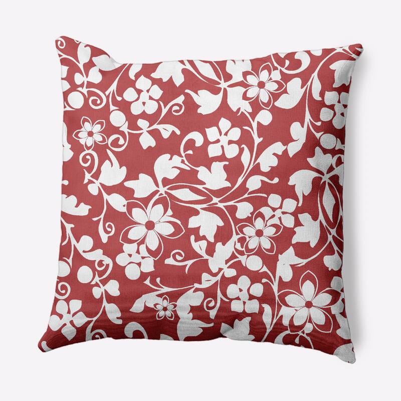 Evelyn Decorative Throw Pillow - Ligonberry Red - 20" x 20"