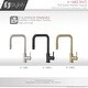 preview thumbnail 23 of 41, STYLISH Kitchen Sink Faucet Single Handle Pull Down Dual Mode in Stainless Steel - Faucet Height: 14 3/8" | Spout Height: 7 7/8"