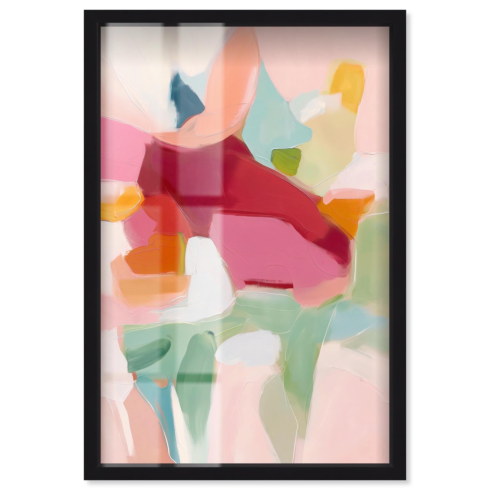 Happy Mess II Modern Decor Shadowbox Print by Art Remedy