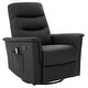 preview thumbnail 8 of 54, Christopher Knight Home - Manual Rocking Swivel Recliner with Massage Function