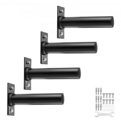 Wall Mounted Weight Plate Holder Home Gym Weight Storage Rack 4 Pack 2 inch - 5.51x2.95x9.65inch