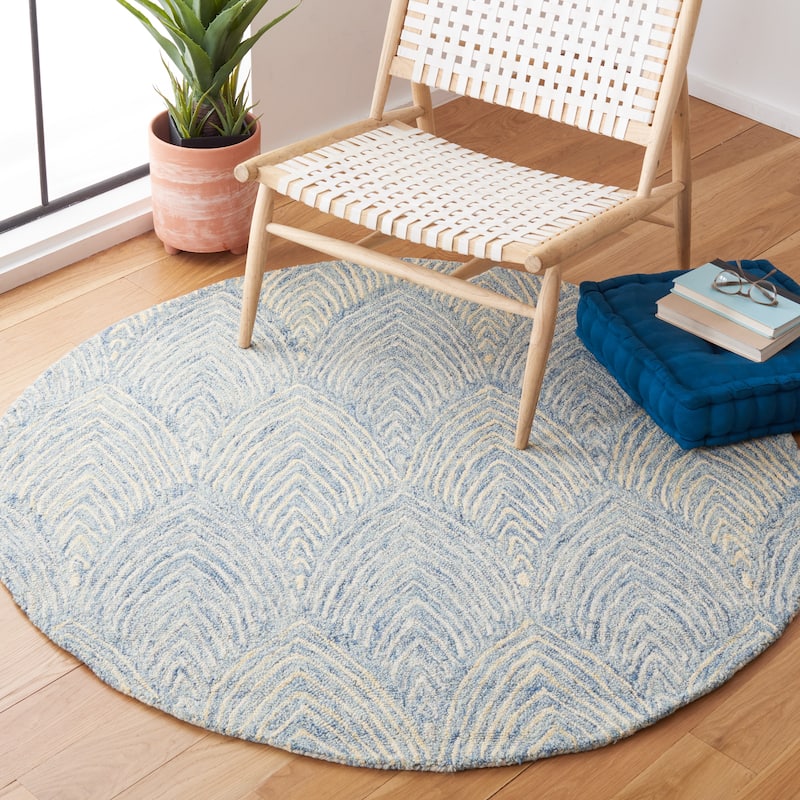 SAFAVIEH Handmade Micro-Loop Mackenzie Modern Wool Rug