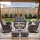 Option Brown Wicker / Grey Cusion