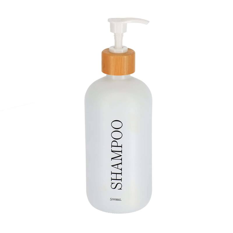 Matte Shampoo Dispenser 17 fl oz (500ml) - 3 L x 3 W x 8.5 H
