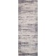 preview thumbnail 12 of 16, Livabliss Teddy Grey Abstract Modern Area Rug Grey - 2'7" x 7'6" Runner