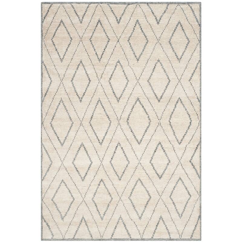 SAFAVIEH Hand-knotted Stone Wash Hilja Modern Wool Rug