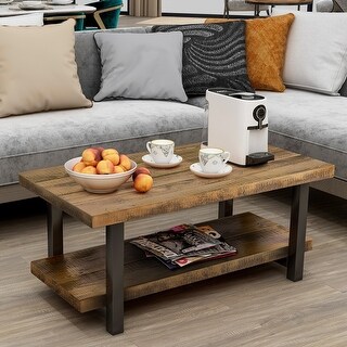 Coffee Table with Storage Shelf - Bed Bath & Beyond - 34790174