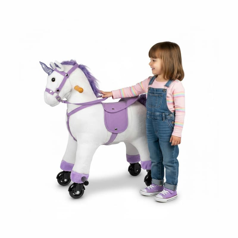 Walking Unicorn White with Sound