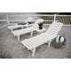 preview thumbnail 4 of 15, POLYWOOD Nautical Outdoor Stackable Chaise Lounge
