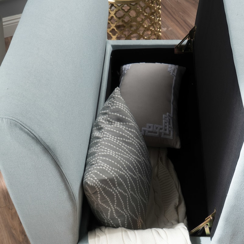 Tovah Fabric Storage Loveseat by Christopher Knight Home
