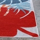 preview thumbnail 12 of 20, Superior Waikiki Tropical Leaves Indoor Outdoor Area Rug