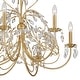 preview thumbnail 5 of 3, Sadie 6 Light Antique Gold Chandelier