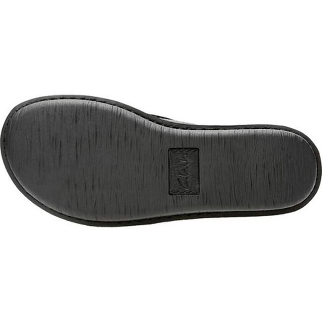 clarks funny dream black leather womens shoes