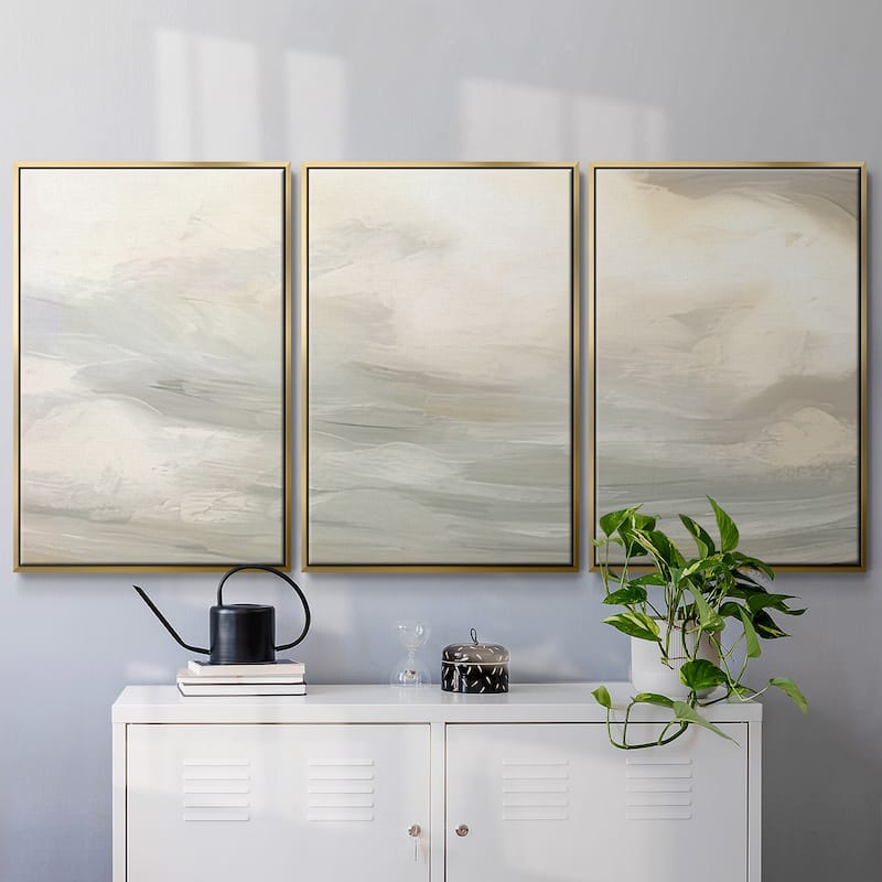 Muted Sky Horizon I - Multi Piece Framed Canvas