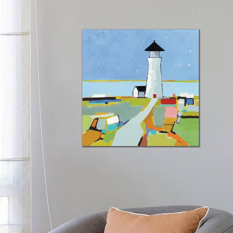 iCanvas "To the Lighthouse" by Phyllis Adams Canvas Print - 26x26x1.5
