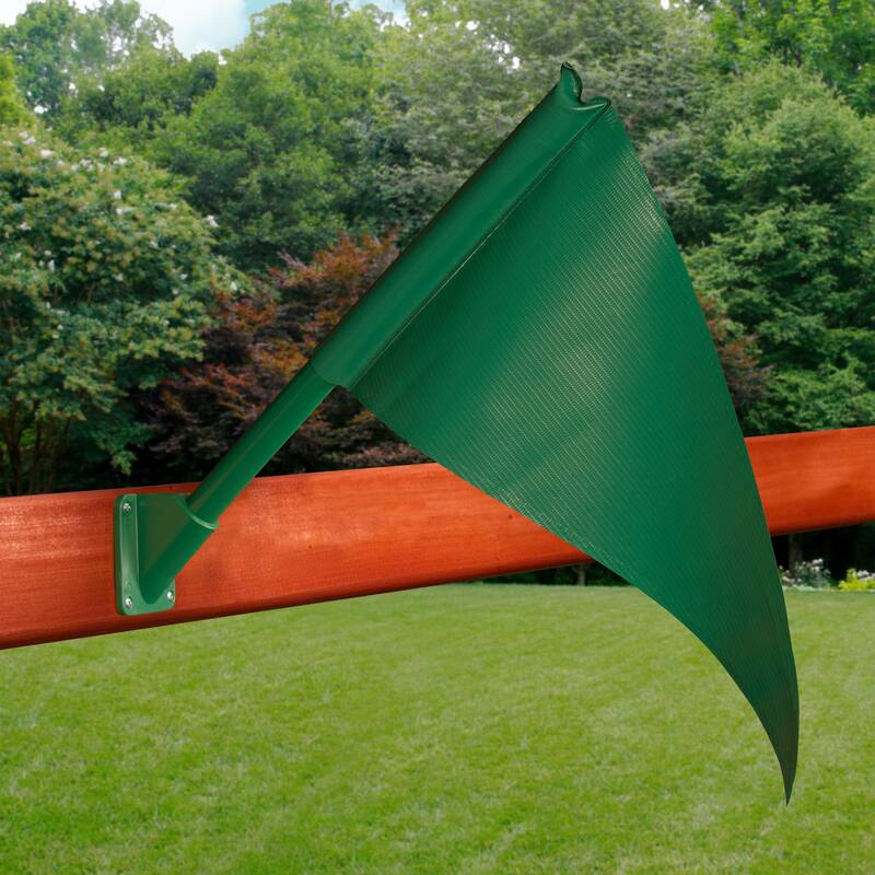 Gorilla Playsets Swing Set Flag Kit - Green or Yellow