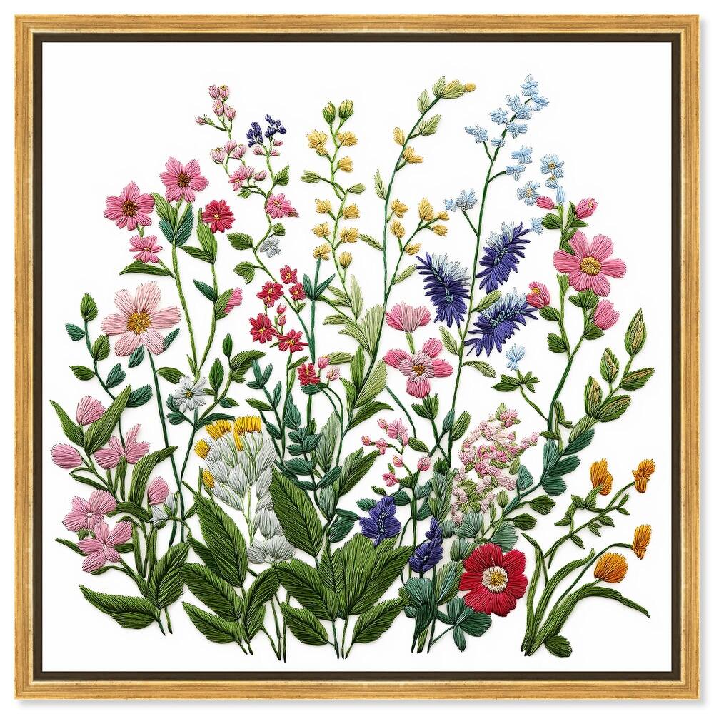 Wildflower Patch II Canvas by Art Remedy