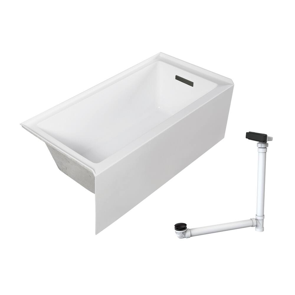 Transolid UATLN603020-R Unity 60" x 30" Three Wall Alcove Acrylic
