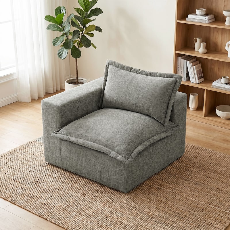 Comfy Cloud Couch Plush Modular Sectional Sofa For Living Room