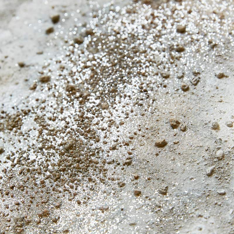 Roomfitters 3-Piece Taupe Canvas Wall Art Set, Hand Painted Abstract Triptych Accent Decor with Natural Stone and Glitter