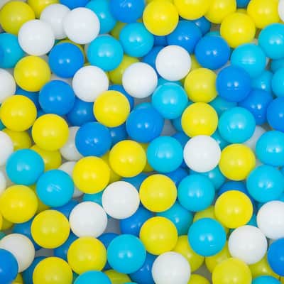 Ball Pit Balls 1000 Count for Kids, Colorful Phthalate Free BPA Free Baby Toddler Play Balls for Kids Toddlers - Yellow