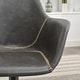 preview thumbnail 11 of 37, Back Support Home Desk Chair, Ergonomic Chair with Frame and Arms, Height Adjustable Rolling Swivel Office Chair - N/A