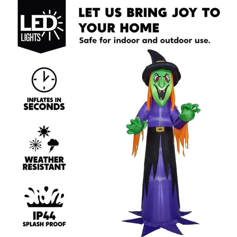 12 FT Halloween Inflatable Witch