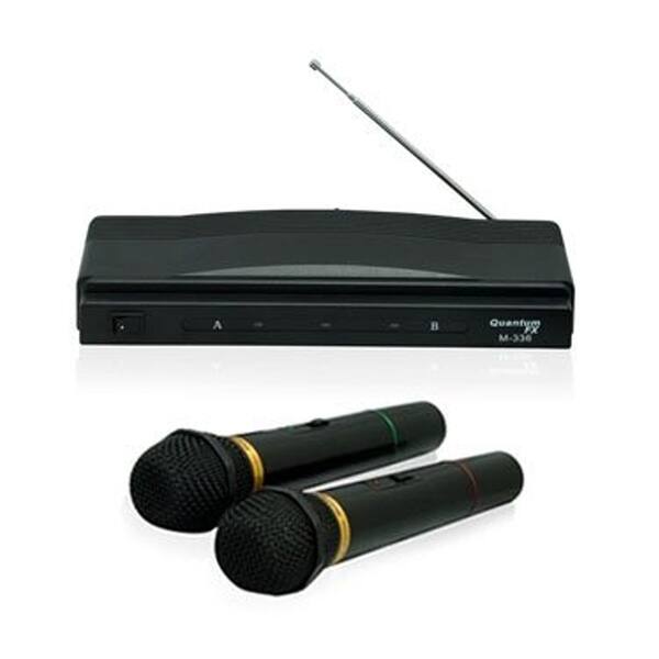 Quantum FX Twin Pack Wireless Microphone System Overstock 16139736