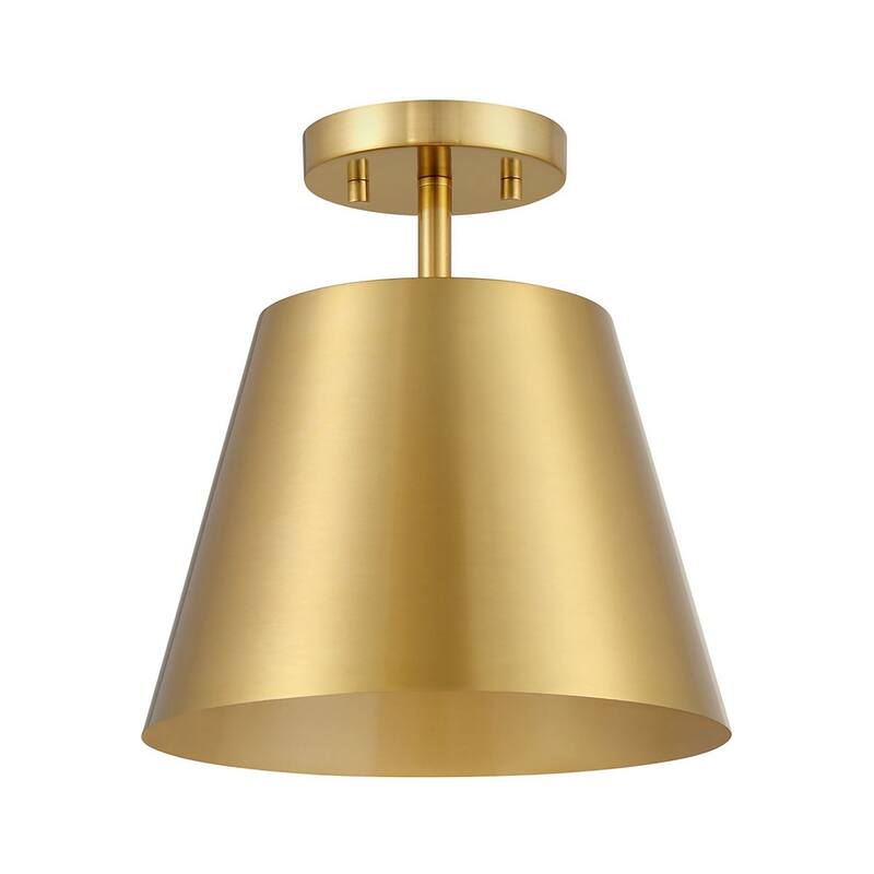 1-Light Ceiling Light By Trade Winds - Natural Brass