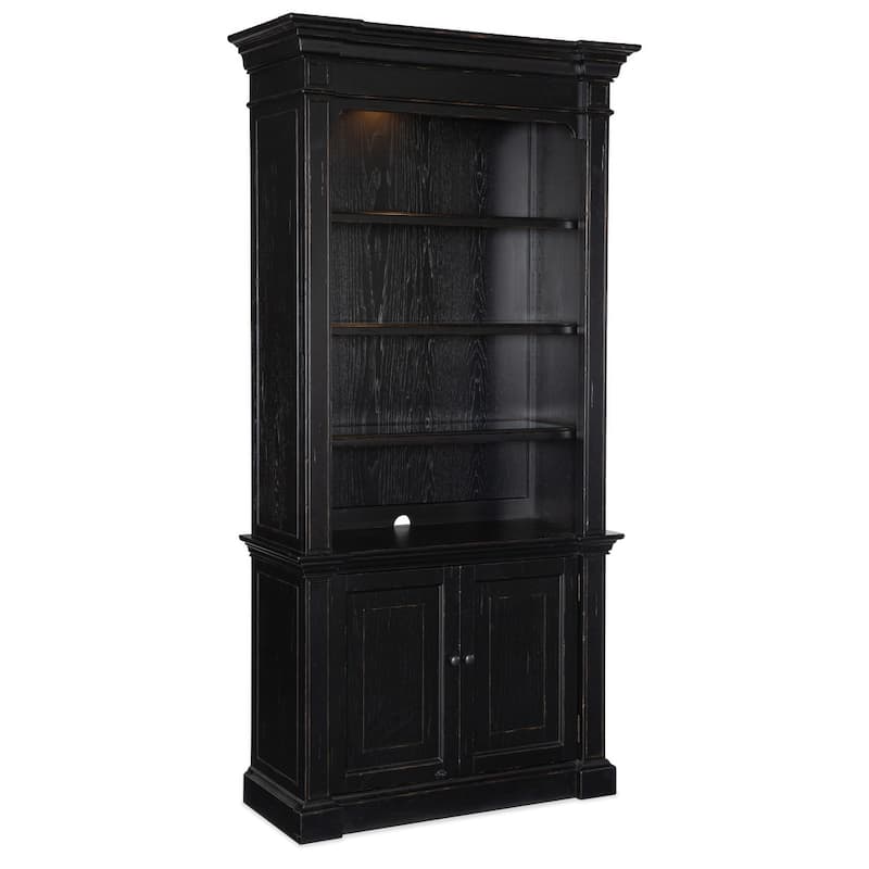 Hooker Furniture 5971-10445 Work Your Way 41" Wide 4 Shelf Pecan - Tuxedo
