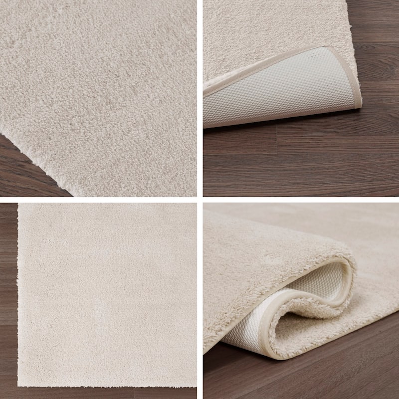 Madison Park Signature Marshmallow Bath Rug