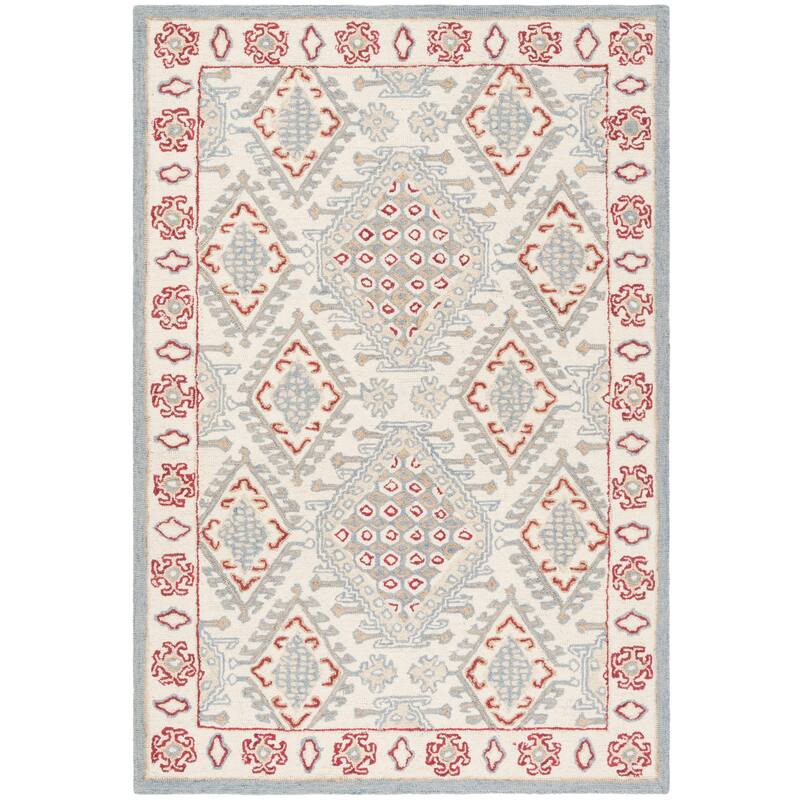 SAFAVIEH Handmade Micro-Loop Anouschka Wool Rug