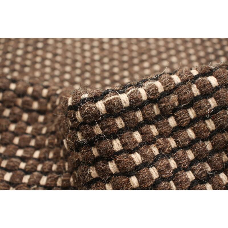 ECARPETGALLERY Hand Loomed Bungalow Wool Dhurrie