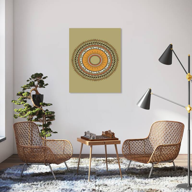 Wynwood Studio Canvas Abstract Four Season Cycles Green Modern & Contemporary Wall Art Canvas Print - 30 x 36