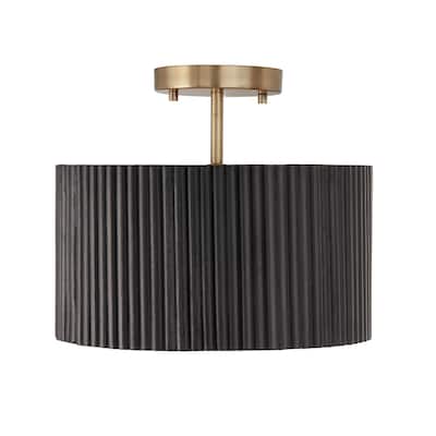 Donovan 1-Light Semi-Flush - 12.5"W x 11.75"H