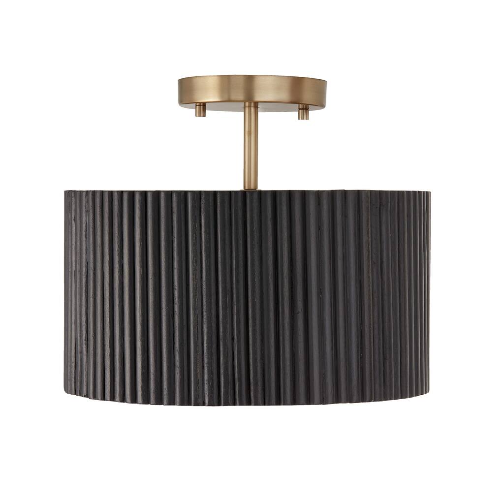 Donovan 1-Light Semi-Flush - 12.5"W x 11.75"H