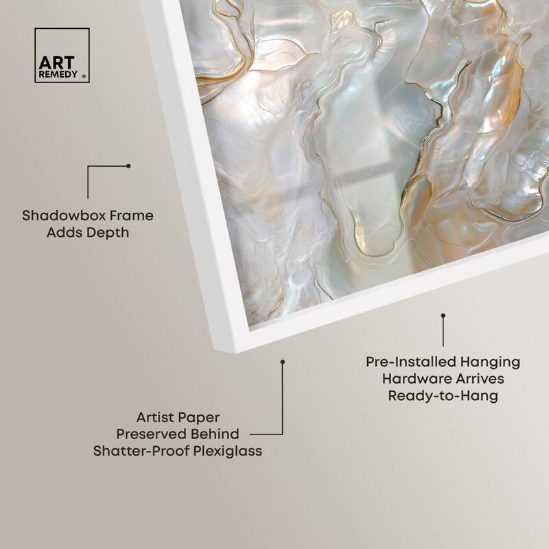 Fluid Preciousness IV Shadowbox by Art Remedy