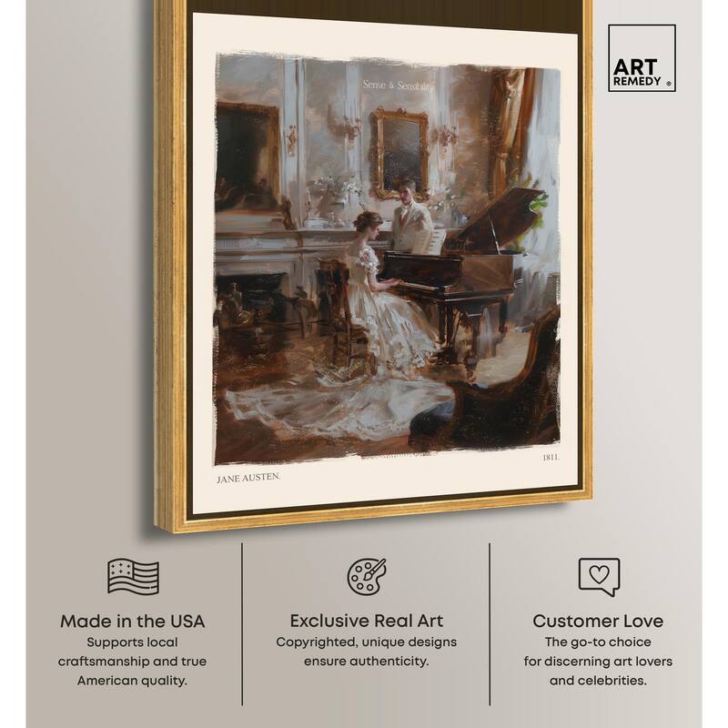 Sense and Sensibility Scene Canvas by Art Remedy