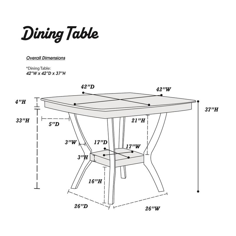 Dining Table Counter Height Dining Table 1pc Table w Shelve Solidwood Espresso Finish Dining Room Furniture