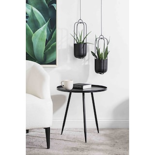 Kate and Laurel Nobrey Metal Hanging Planter Set - 2 Piece