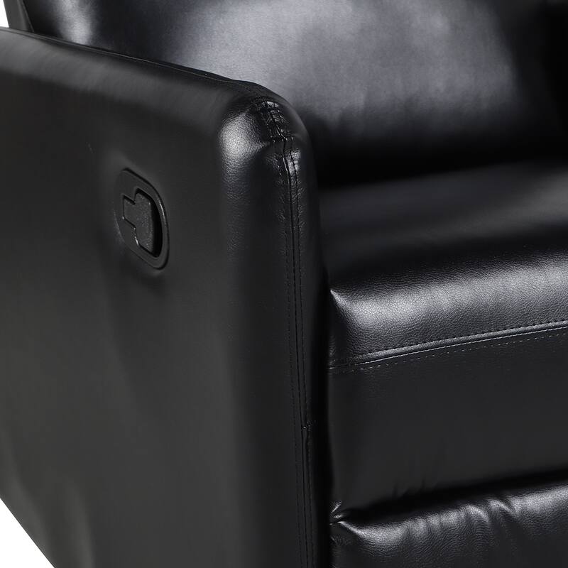 Lyle Manual Swivel Recliner with Metal Base